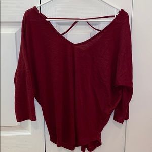 Maurices criss cross blouse